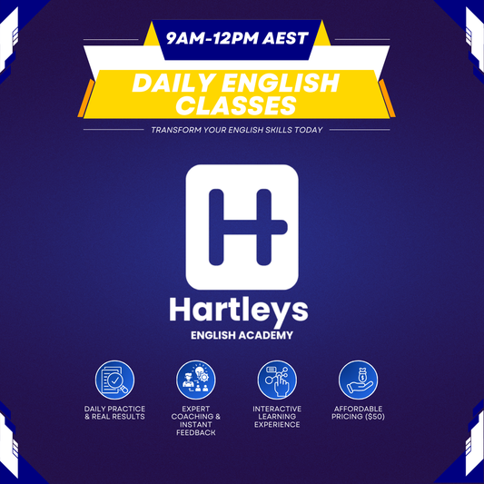 Morning English Class (9AM-12PM AEST)